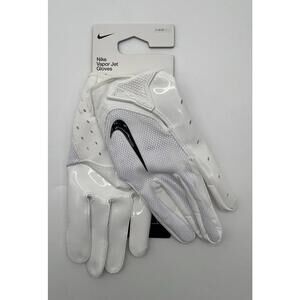 Nike Vapor Jet 7.0 Football NFL Gloves White Mens Size L FN0283-091